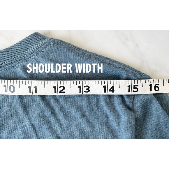 BVCO Bueno Vista Colorado Blue Long Sleeve Round Neck Souled Out T-Shirt-Size M - Picture 9 of 12